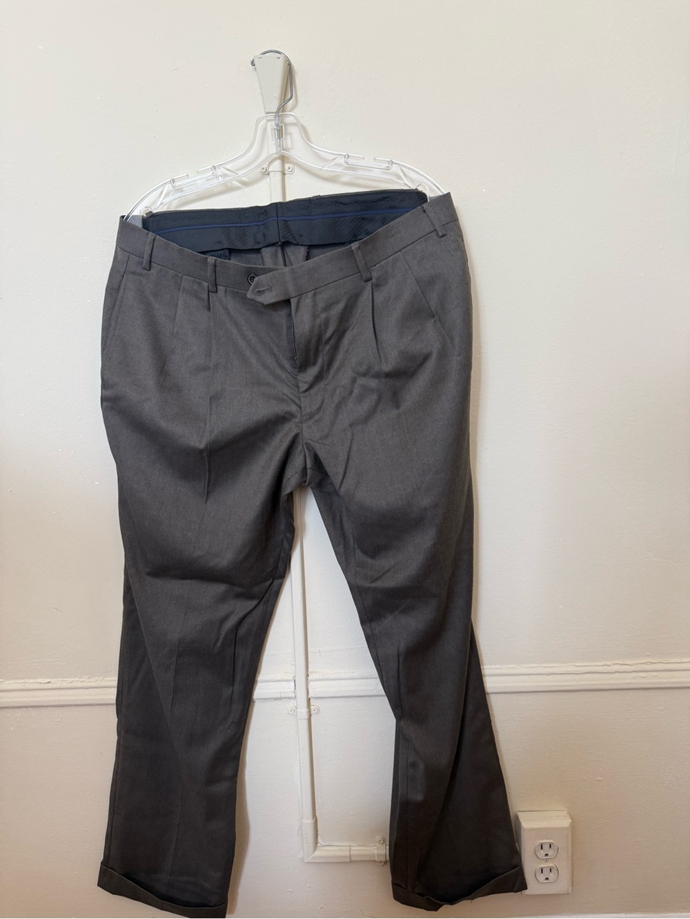 Lauren Ralph Lauren Men's Charcoal Dress Pants